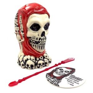 Misfits Crimson Ghost Tiki Mug #163 Coaster Coin Swizzle Stick SDCC 2024